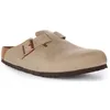 Image de Sabots Birkenstock Boston Waxy Tabac Marron - 40