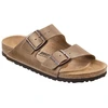Image de Birkenstock - Sandales en cuir - Arizona Oiled Leather Regular Tobacco Brown en Cuir - Taille 41 - Marron