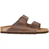 Image de Birkenstock - Sandales en cuir - Arizona Oiled Leather Narrow Tobacco Brown pour Femme en Cuir - Taille 38 - Marron
