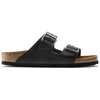 Image de Sandales plates BIRKENSTOCK  Arizona Natural Oiled Leather Narrow - Black P28437509