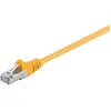 Image de Goobay 50164 cÃ¢ble de rÃ©seau Jaune 0,5 m Cat5e F/UTP (FTP)