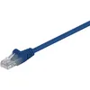 Image de Goobay - Cat 5e CÃ¢ble Patch, U/utp, Bleu, 3 M, Conducteur En Aluminium PlaquÃ© Cuivre (cca). Longueur De CÃ¢ble 3 M