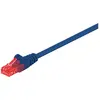 Image de Goobay 68432 cÃ¢ble de rÃ©seau Bleu 0,5 m Cat6 U/UTP (UTP)