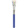 Image de CÃ¢ble rÃ©seau CAT 7a S/FTP Goobay 91893 4 x 2 x 0.32 mmÂ² bleu 100 m
