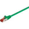 Image de Goobay - Cat 6 CÃ¢ble Patch, S/ftp (pimf), Vert, 0,15 M, Conducteur En Cuivre (cu), Gaine De CÃ¢ble sÃ©ns HalogÃ¨ne (lszh). Longueur De CÃ¢ble 0.15 M