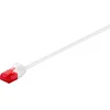 Image de Goobay - Cat 6 CÃ¢ble Patch Fin, U/utp, Blanc, Conducteur En Cuivre (cu). Longueur De CÃ¢ble 7.5 M
