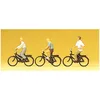 Image de ModÃ©lisme Ho : Figurines : Jeunes Ã VÃ©lo-Preiser