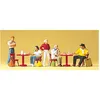 Image de ModÃ©lisme Ho - Figurines : Etudiants Et Artistes Au CafÃ©-Preiser