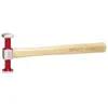Image de Marteau Ã  dÃ©bosseler rond et angulaire  en acier manche HICKORY