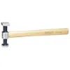 Image de Marteau postillon standard,Panne plate en  acier poli , manche HICKORY