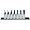 Image de KS Tools 918.1558Chrome TX BIT Socket Set, 7piÃ¨ces, 1/4``