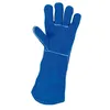Image de Gants de protection longs en cuir pour soudeur, L