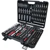 Image de Caisse Ã  Outils ComplÃ¨te en Coffret Douille de 1/4", 3/8" et 1/2" - Outillage MÃ©canique, ClÃ©s Torx et Accessoires de la Gamme Ultimate TrÃ¨s Robuste - 195 PiÃ¨ces
