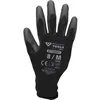 Image de Brilliant Tools - Gants en tricot microfin. noir. M  12 paires