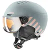 Image de Casque visière Uvex Rocket Junior Visor (rhino blush mat) enfant