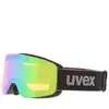Image de Masque de ski UVEX PWDR FM (Black Matt/ Mirror Green) enfant