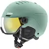 Image de Casque de ski à visière UVEX WANTED VISOR (OXID GREEN MATT) Mixte