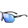 Image de Lunettes de soleil UVEX SPORTSTYLE 237 CV (BLACK MATT/MIR.BLUE) cat.2
