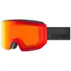 Image de Masque de ski UVEX LACE ATTRACT FM (BLACK MATT - S2-S1 MIRROR RED)
