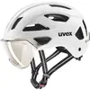 Image de Casque vélo route Uvex Stride Visor Blanc 53/56 cm 413731-02