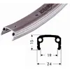 Image de Jante valve 20 trous sans oeillet en aluminium Roland 305-19 8,5 mm