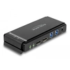 Image de DeLOCK Commutateur DisplayPort 1.4 KVM 8K 60 Hz port USB 5 Gbps et Audio