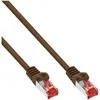 Image de InLine 4043718114733 cÃ¢ble de rÃ©seau Marron 25 m Cat6 S/FTP (S-STP)