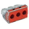 Image de BoÃ®te de 50 bornes de connexion automatiques transparentes 3 fils (1.5-6.0MM) WAG0 773-173