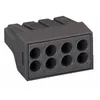 Image de Borne de connexion - automatique - 773 - pour fils souples et rigides - 8 x 1-2,5 mm2 WAGO