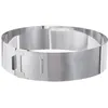 Image de Zenker 2470 Cercle Ã PÃ¢tisserie En Acier Inoxydable Avec Deux PoignÃ©es 30 Cm