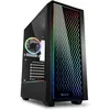 Image de Boitier PC Moyen Tour ATX Sharkoon Lit 200 RGB avec panneaux vitrÃ©s - Noir