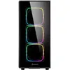 Image de Sharkoon TG6 RGB - Tour - ATX - panneau latÃ©ral fenÃªtrÃ© (verre trempÃ©) - pas d'alimentation - noir - USB/Audio