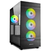 Image de Sharkoon Rebel C50 Black RGB ATX Rebel C50 RGB - BoÃ®tier moyen tour - Noir - RGB - Verre TrempÃ©