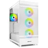 Image de Sharkoon Rebel C50 White RGB ATX Rebel C50 RGB - BoÃ®tier moyen tour - Blanc - RGB - Verre TrempÃ©
