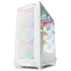 Image de Boitier PC Moyen Tour ATX Sharkoon Rev300 RGB avec panneaux vitrÃ©s - Blanc
