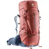 Image de Deuter - Sac à dos de trekking - Aircontact X 70+15 SL Redwood Ink pour Femme - Rouge