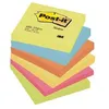 Image de 3m Post-It Notes Rainbow Pack 654tfen, 76 X 76 Mm, 6-Farbig