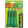 Image de 3 tubes de colle gel universelle - 30 ml