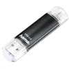 Image de Hama Laeta Twin lecteur USB flash 256 Go USB Type-A / Micro-USB 3.2 Gen 1 (3.1 Gen 1) Noir