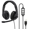 Image de Hama HS-USB300 Casque Avec fil Arceau Gaming USB Type-A Noir