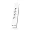 Image de Multiprise WLAN intell., 4 prises, rÃ©gl. ind., prot. surtens., 4 USB