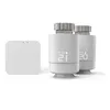 Image de Commande intell. du chauffage par WiFi, 2 therm. intelligents + base
