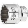 Image de Vigor Douille Ã  profil de multifonction Profil de multifonction - CarrÃ© creux 12,5 mm (1/2 pouce) - Ouverture de clÃ©: 24 - Longueur totale: 40 mm - V2001