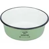 Image de Bol En Ãmail / Acier Inoxydable, 1,9 L / Ã 21 Cm, Vert