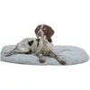 Image de Matelas - TRIXIE - Farello - Peluche / Tissu - 60 x 50 cm- Blanc / Gris