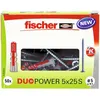 Image de Cheville bi-matiÃ¨re Duopower avec vis Fischer - DiamÃ¨tre 5 mm - Vendu par 50