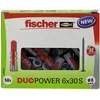 Image de Cheville bi-matiÃ¨re Duopower avec vis Fischer - DiamÃ¨tre 6 mm - Vendu par 50