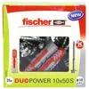 Image de Cheville bi-matiÃ¨re Duopower avec vis Fischer - DiamÃ¨tre 10 mm - Vendu par 50
