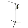 Image de Gravity Ms 4322 B - Pied Micro Court Sur TrÃ©pied - Perchette TÃ©lescopique 2 Points - Acier