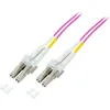 Image de CÃ¢ble de raccordement fibre optique EFB Elektronik O0319.15 [1x LC mÃ¢le - 1x LC mÃ¢le] 50/125 Âµ Multimode OM4 15 m